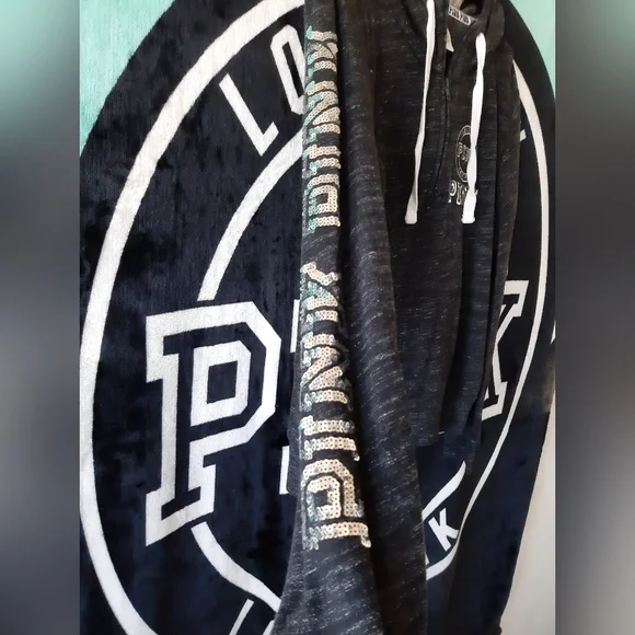 Vs Pink Bling Pullover - Picture 3 of 6